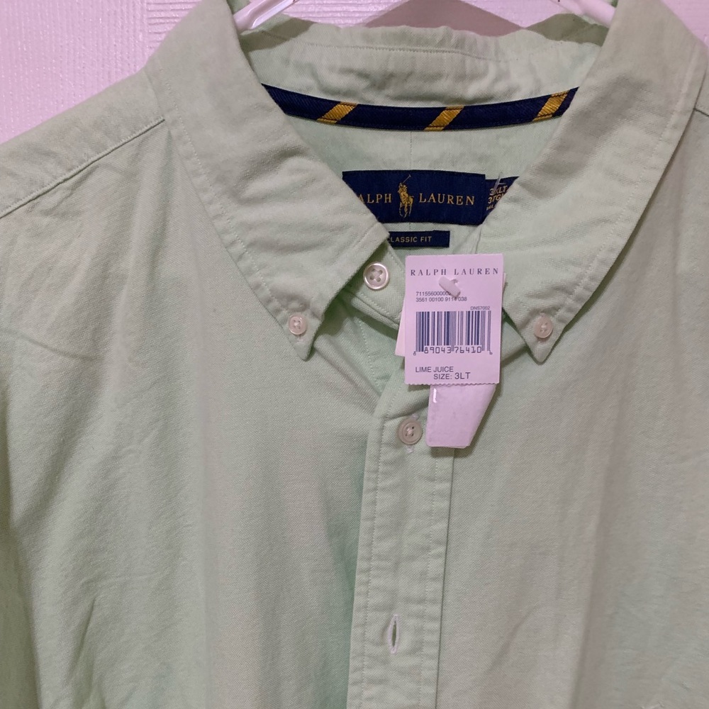 NWT Ralph Lauren Ling Sleeve Oxford
